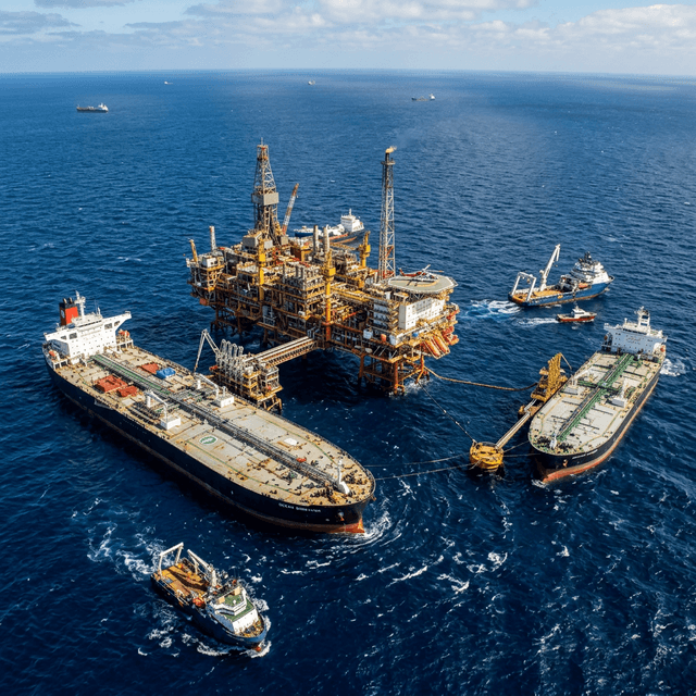 Oil processing facility